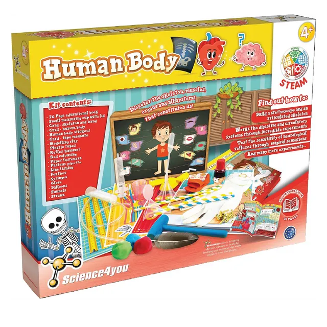 ساينس 4يو تجارب علمية حول جسم الإنسان تعليمي تفاعلي Science 4 You