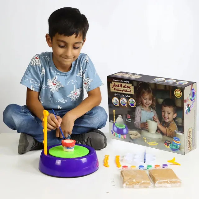 سندس مجموعة عجلة الفخار الصلصال والمعجون Sundus