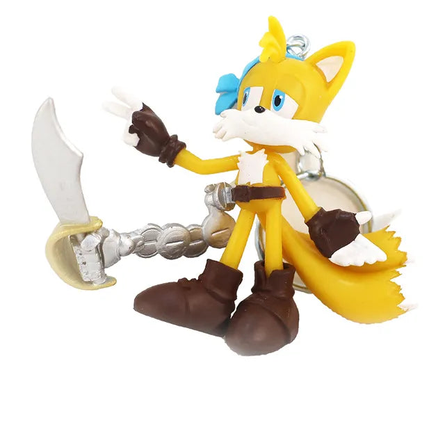 سونيك سلسلة مفاتيح شخصية متنوع شخصيات كرتونية Sonic