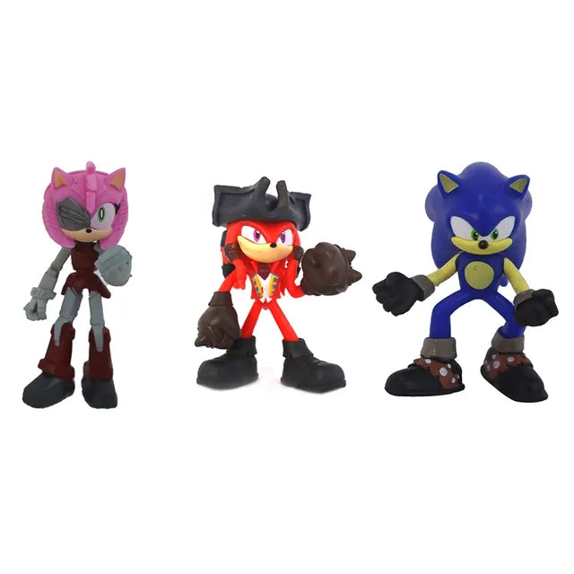 سونيك برايم مجسمات 3 قطع متنوع شخصيات كرتونية Sonic