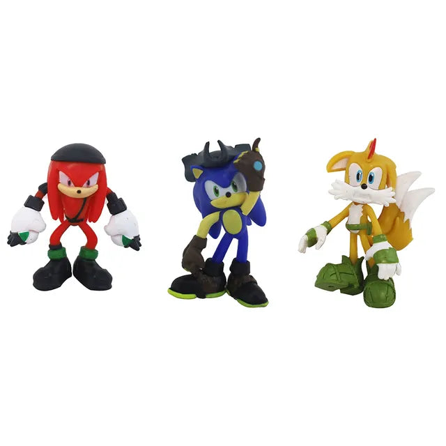 سونيك برايم مجسمات 3 قطع متنوع شخصيات كرتونية Sonic