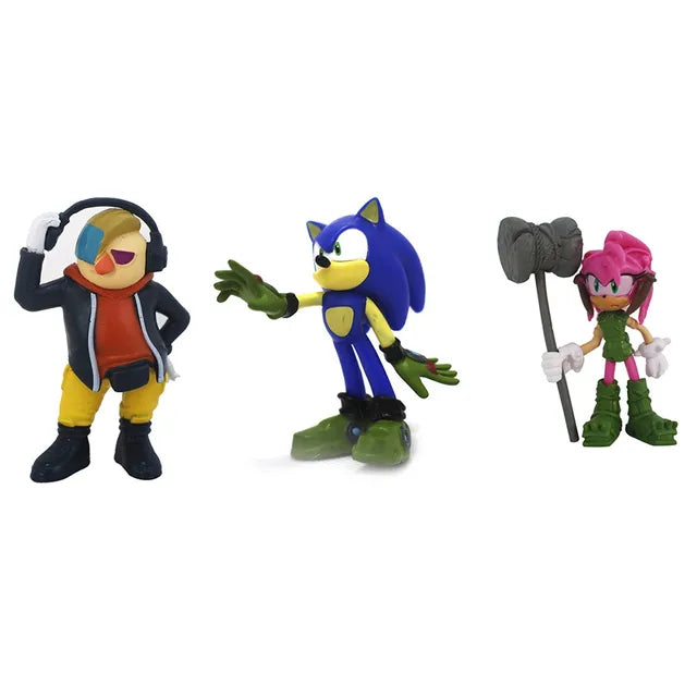 سونيك برايم مجسمات 3 قطع متنوع شخصيات كرتونية Sonic
