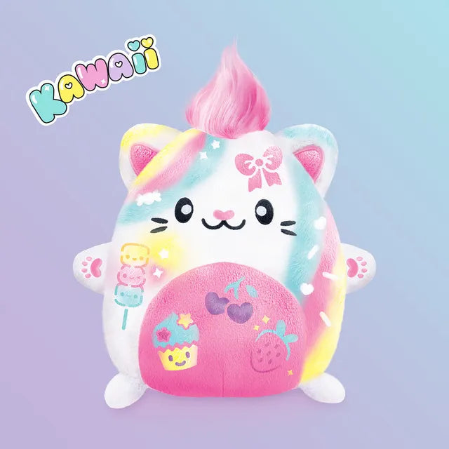 اير برش دميه القطة كاواي رسم و تلوين Airbrush Plush