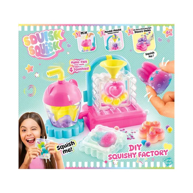لعبه مصنع السكويشي التمدد والضغط canal toys