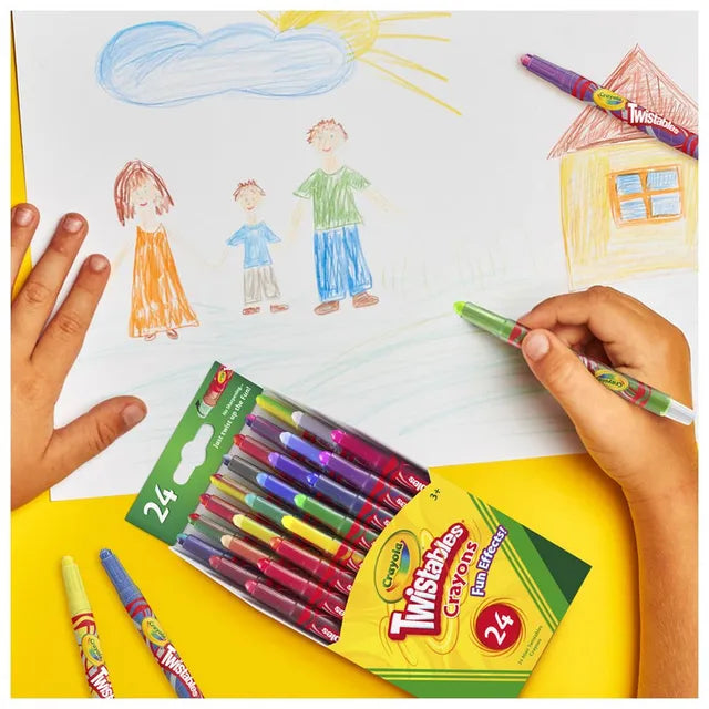 كرايولا أقلام الشمع قابلة للتدوير رسم و تلوين Crayola