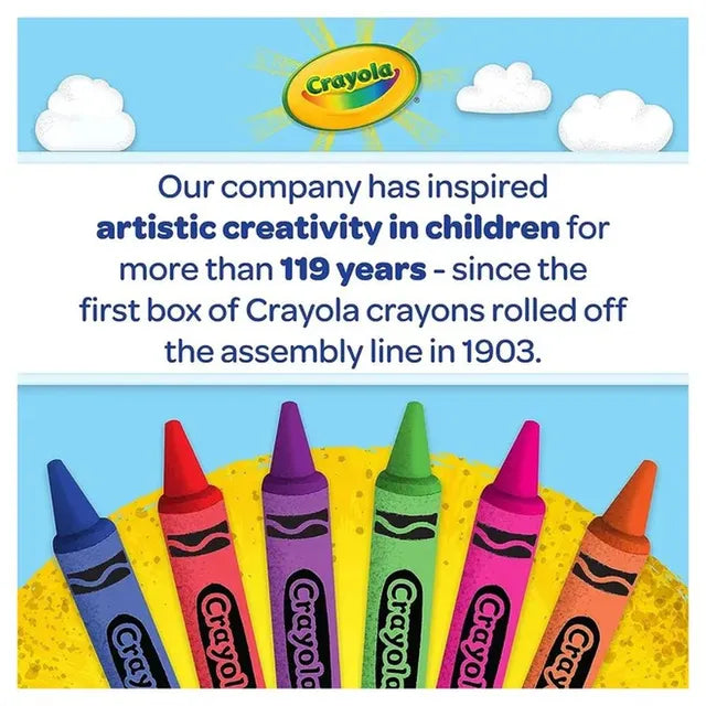 كرايولا أقلام تلوين قابلة للغسل سوبر رسم و تلوين Crayola