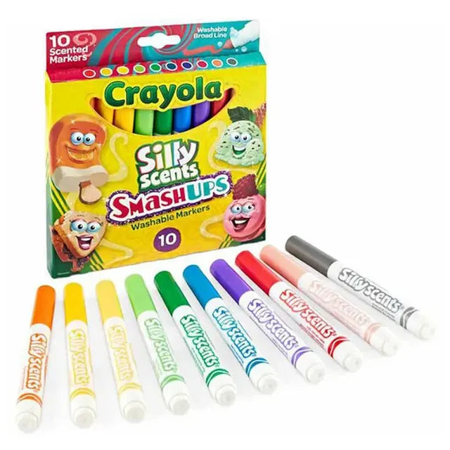 كرايولا أقلام تلوين قابلة للغسل 10 قطع رسم و تلوين Crayola