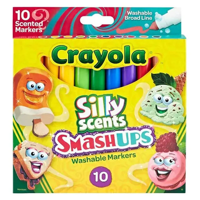 كرايولا أقلام تلوين قابلة للغسل 10 قطع رسم و تلوين Crayola