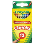 كرايولا أقلام شمع 12 قطعة رسم و تلوين Crayola