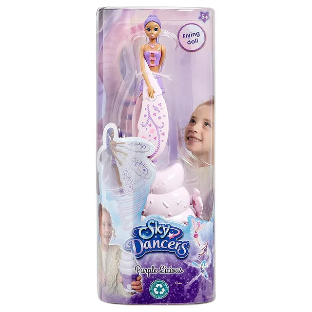 سكاي دانسرز بيربل ليشوس الطائرة دمية مع اكسسوارات SKY DANCERS