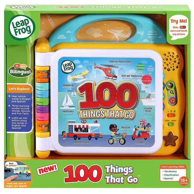 ليب فروغ كتاب 100 شيء يتحرك التفاعلي تعليمي تفاعلي LeapFrog