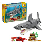 ليجو 31381 كريتور سمكة قرش شرسة مع صندوق كنز مكعبات التركيب LEGO