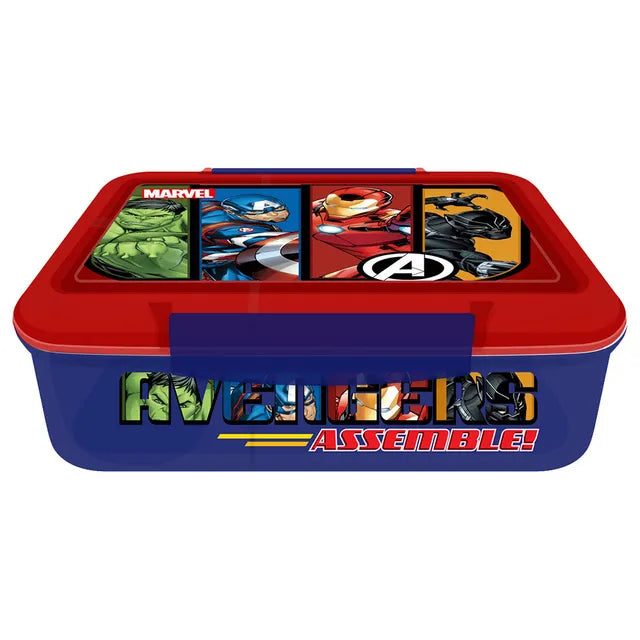 مارفل افنجرز صندوق غداء 3 أقسام أدوات مدرسية Marvel