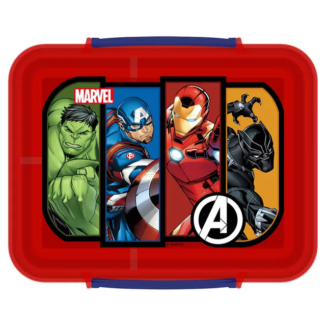 مارفل افنجرز صندوق غداء 3 أقسام أدوات مدرسية Marvel