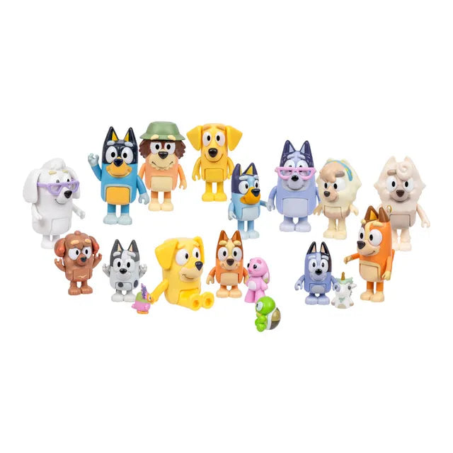 بلوي مجسمات العائلة شخصيات كرتونية Bluey