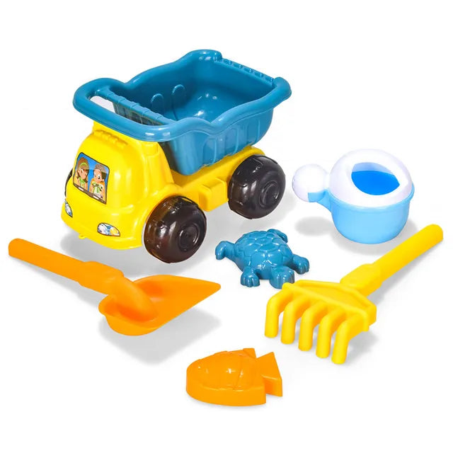 موندو شاحنة البناء 6 قطع متنوع ألعاب الرمل والبحر Mondo