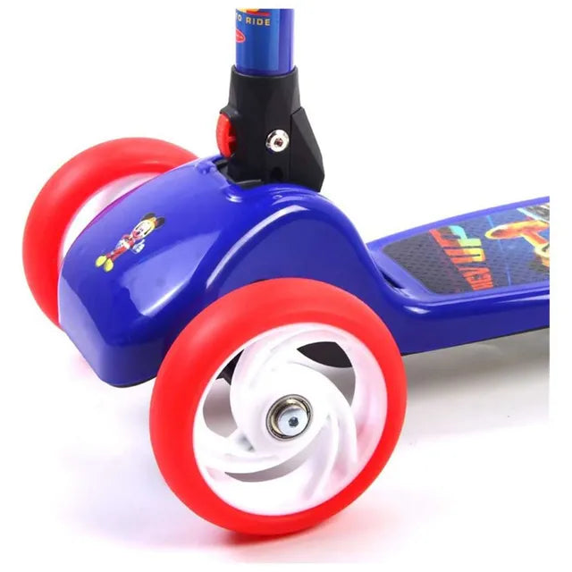 ميسوكا سكوتر ميكي ماوس أحمر و أزرق سكوتر 3 عجلات Mesucca