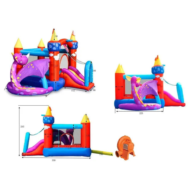 هابي هوب قلعة القفز التنين النطاطات Happy Hop