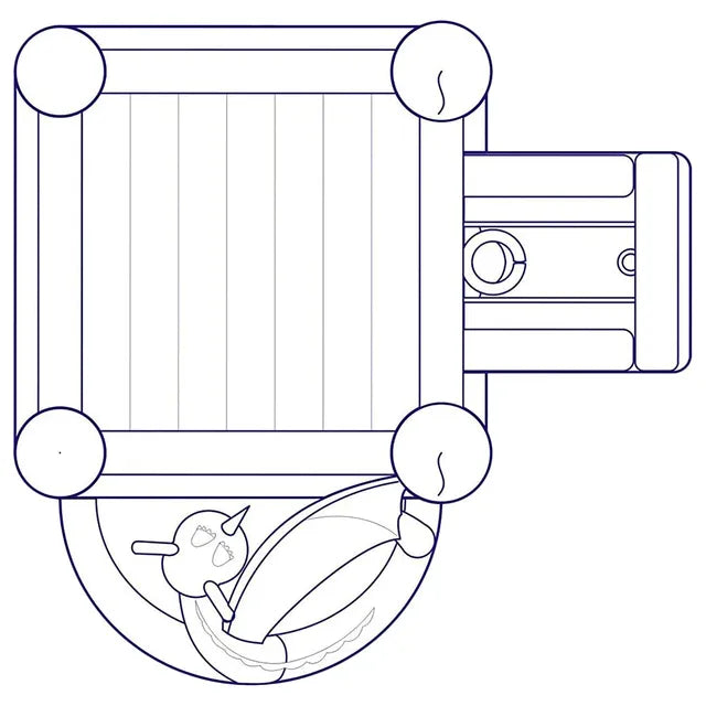 هابي هوب قلعة القفز التنين النطاطات Happy Hop