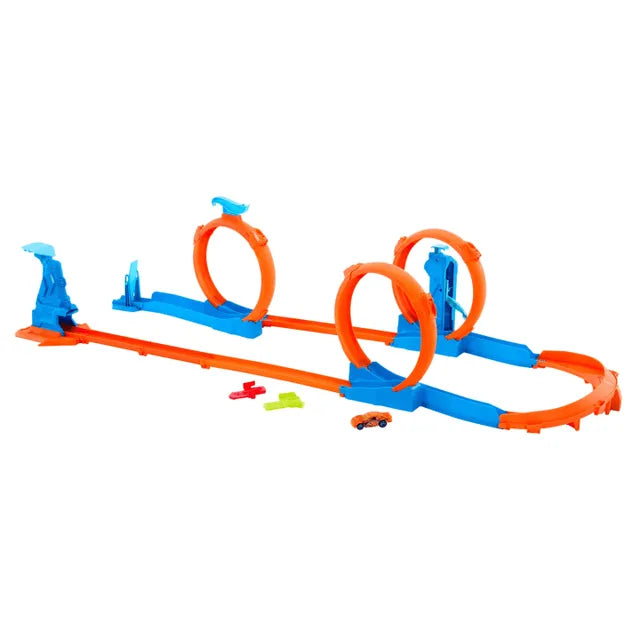 هوت ويلز مركبات مسار الحلقة الثلاثية مركبات مع مسار HotWheels