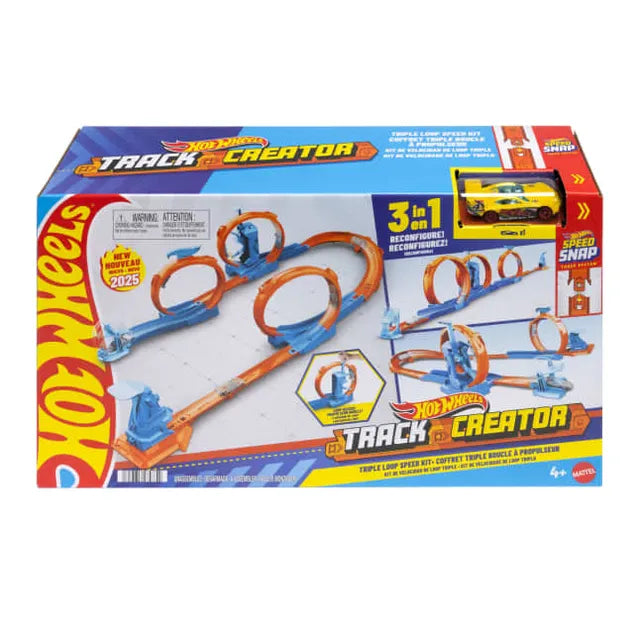 هوت ويلز مركبات مسار الحلقة الثلاثية مركبات مع مسار HotWheels
