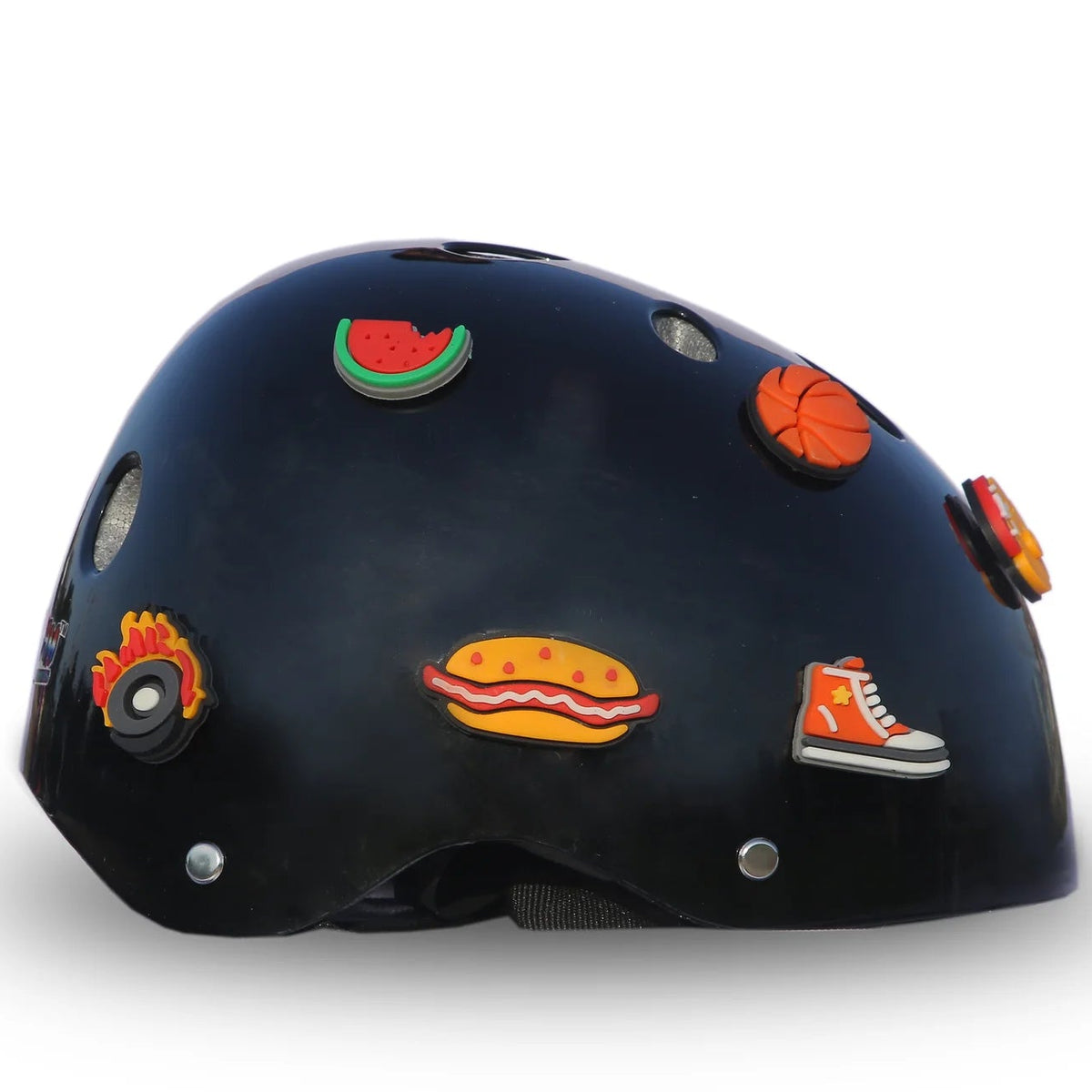 ستريت جام خوذه حماية بوبينز سوداء اكسسوارات الدراجة Street Jam