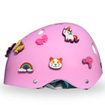 ستريت جام خوذه حماية بوبينز الوردية اكسسوارات الدراجة Street Jam