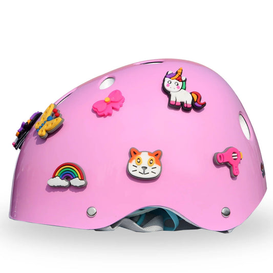 ستريت جام خوذه حماية بوبينز الوردية