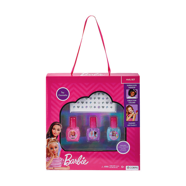 باربي اظافر متوسطة المكياج والتجميل Barbie