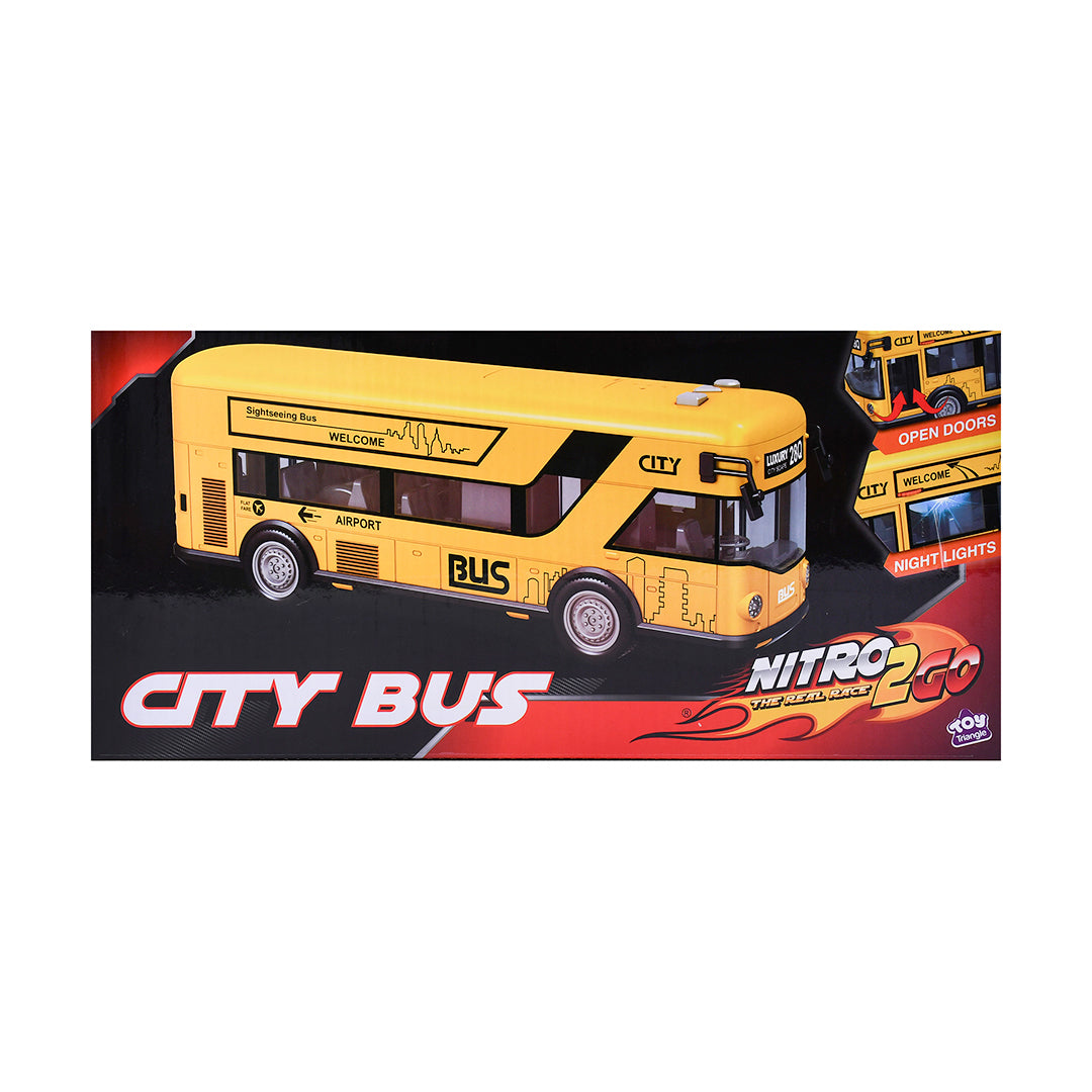 نيوبوي لعبة باص المدينة الاصفر المركبات المتنوعه NewBoy