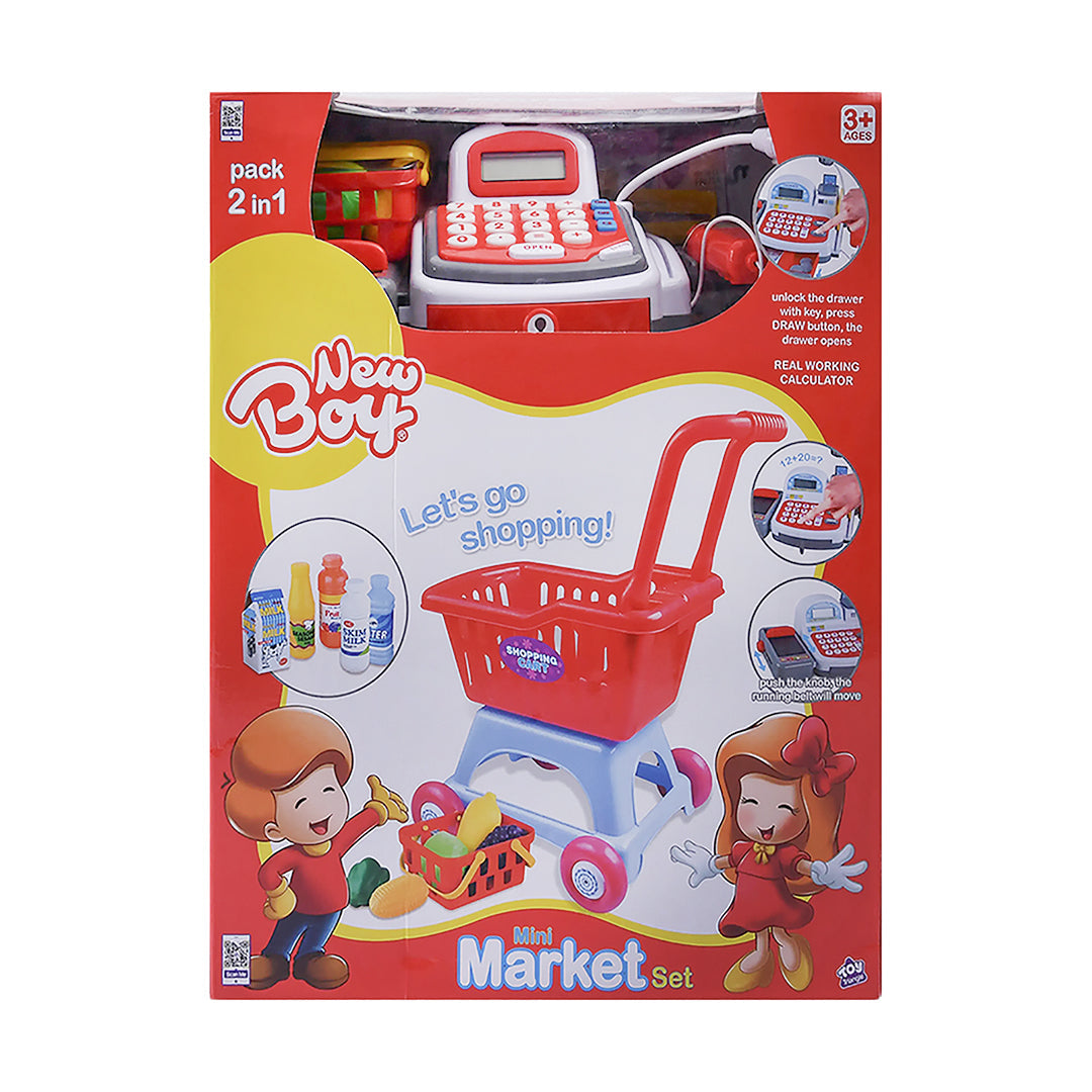 نيوبوي عربية سوبرماركت مع كاشير التسوق والوظائف NewBoy