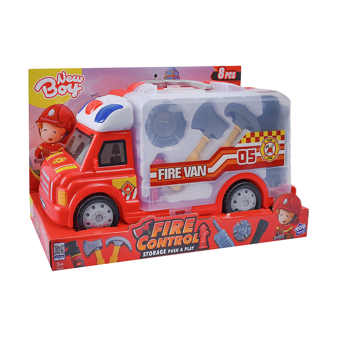 نيوبوي شاحنة الاطفاء مع الادوات المركبات المتنوعه NewBoy