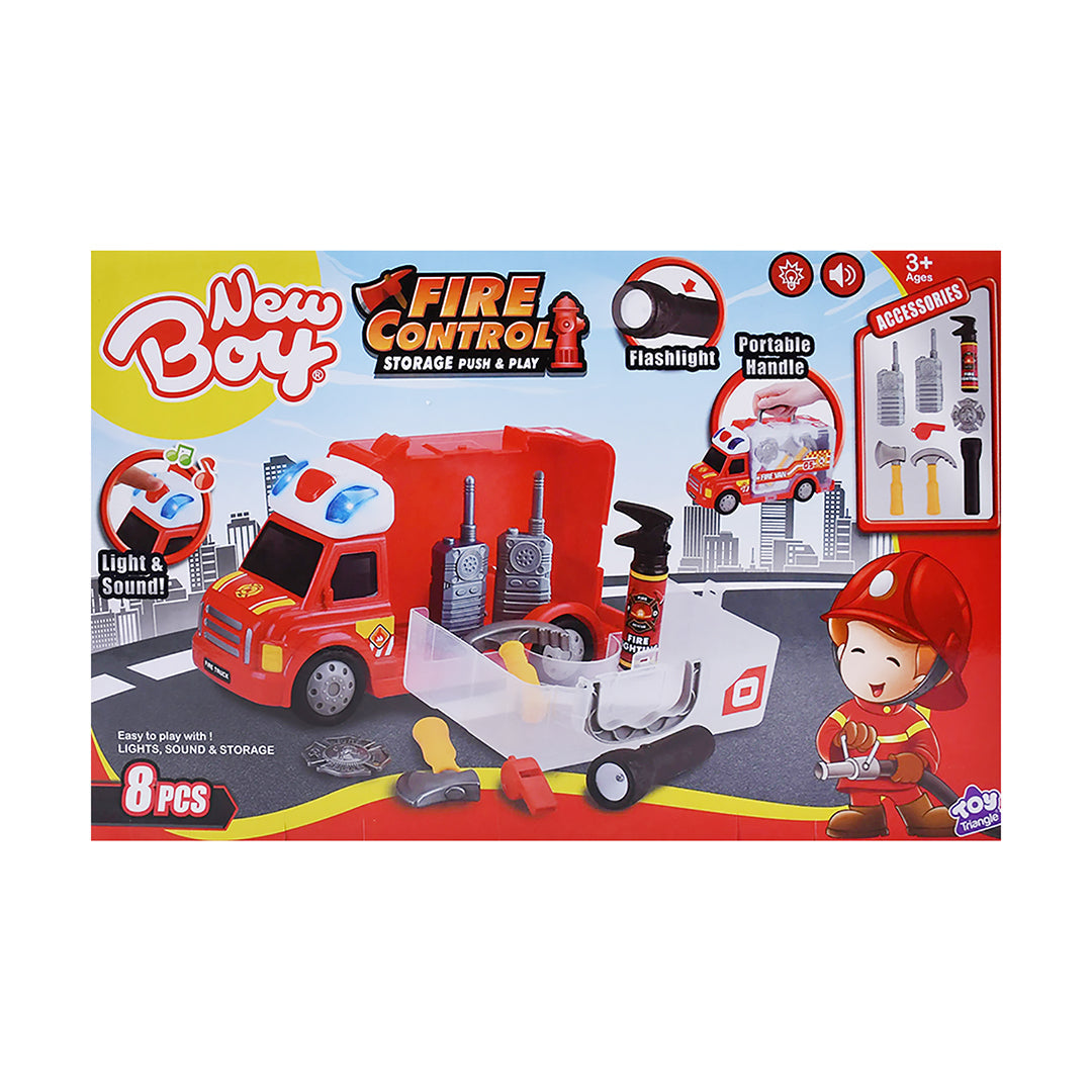 نيوبوي شاحنة الاطفاء مع الادوات المركبات المتنوعه NewBoy