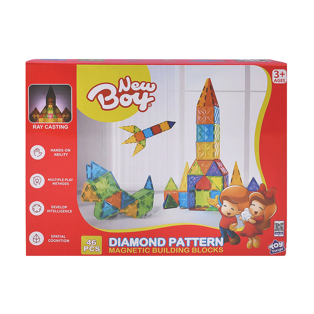 نيوبوي المكعبات المغناطيسية 46 قطعة مكعبات المغناطيس NewBoy