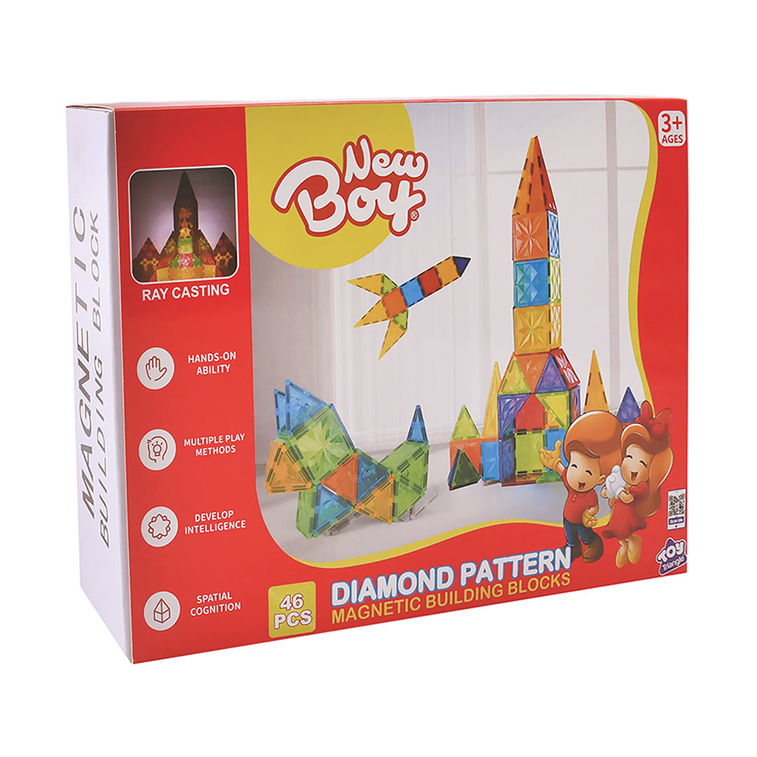 نيوبوي المكعبات المغناطيسية 46 قطعة مكعبات المغناطيس NewBoy