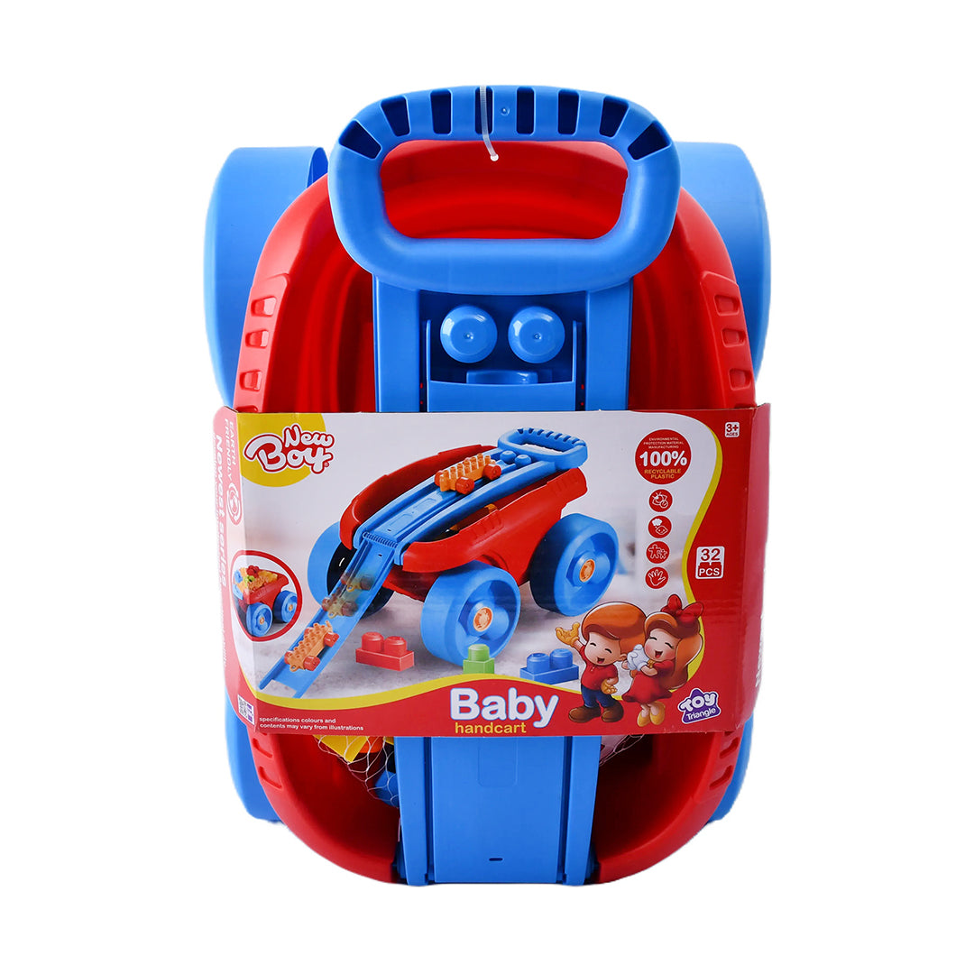 نيوبوي عربة المكعبات 32 قطعة المكعبات الكبيرة NewBoy