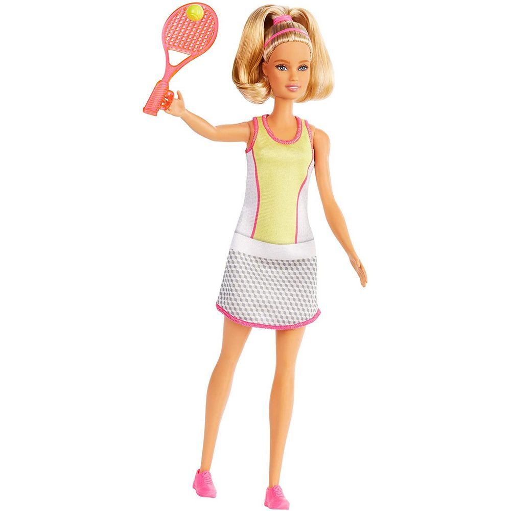 باربي دمية لاعبة التنس دمية مع اكسسوارات Barbie