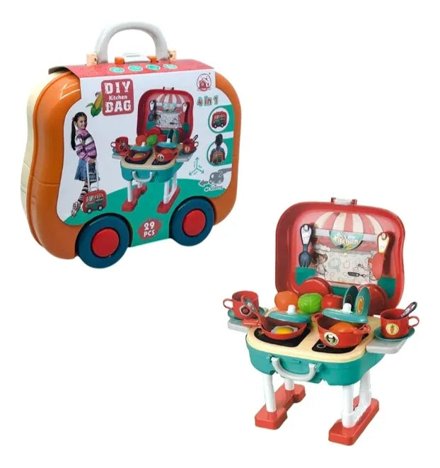 شنطة مطبخ 29 قطعة ألعاب المطابخ LOCAL
