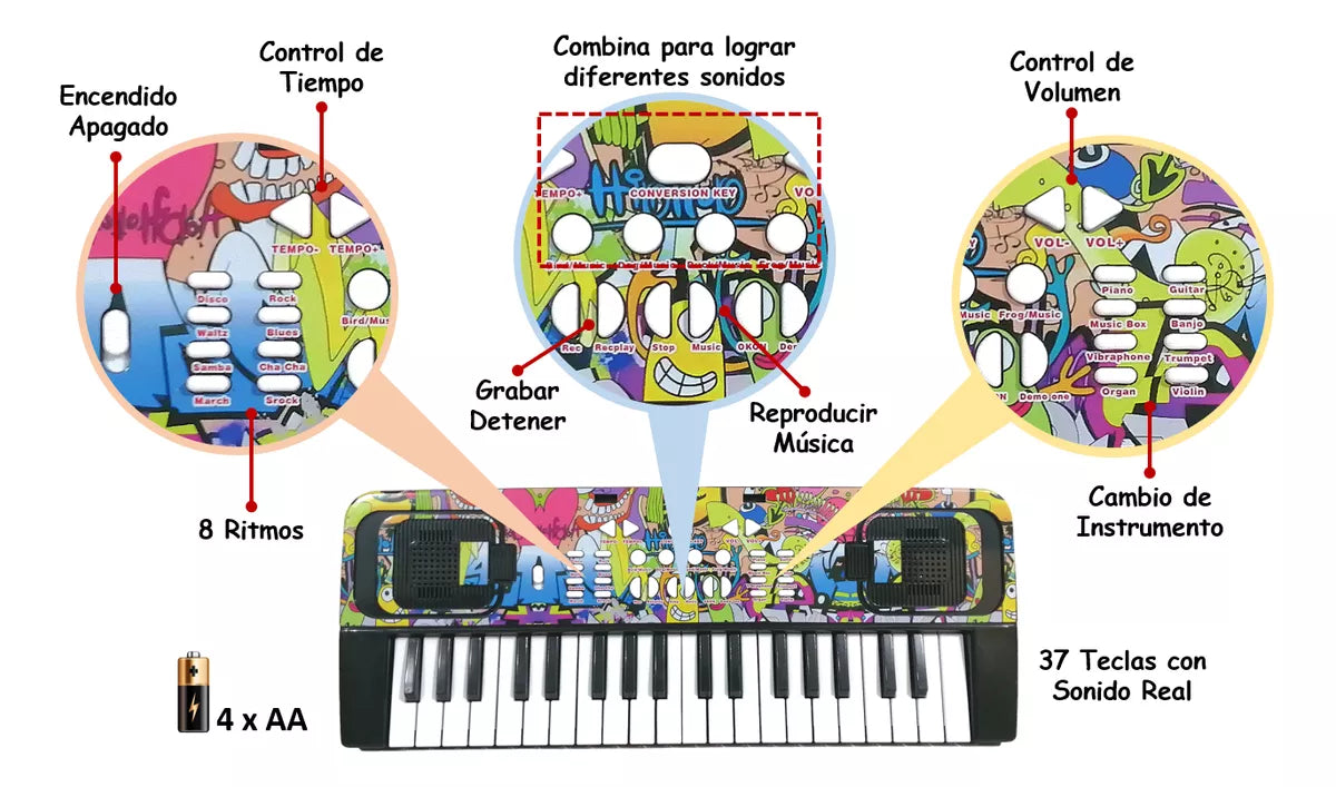 لعبة لوحة بيانو المفاتيح الإلكترونية ألعاب الكترونية LOCAL