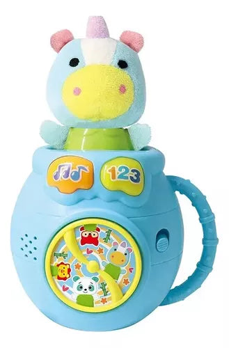 بيبي سانكي دمية اليونيكورن الموسيقيه 20 سم مواليد تفاعلي Baby Sunki