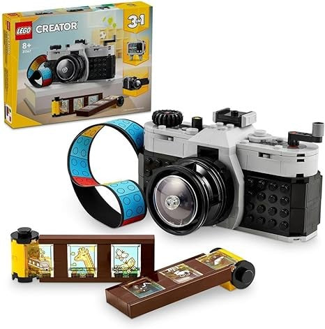 ليجو 31147 كريتور مكعبات بناء 3 في 1 ريترو كاميرا مكعبات التركيب LEGO
