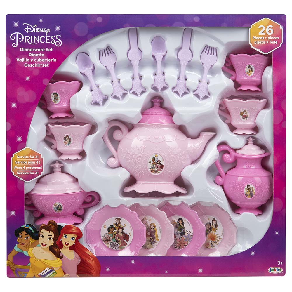 طقم أدوات مائدة ديزني برينسيس ألعاب المطابخ Disney