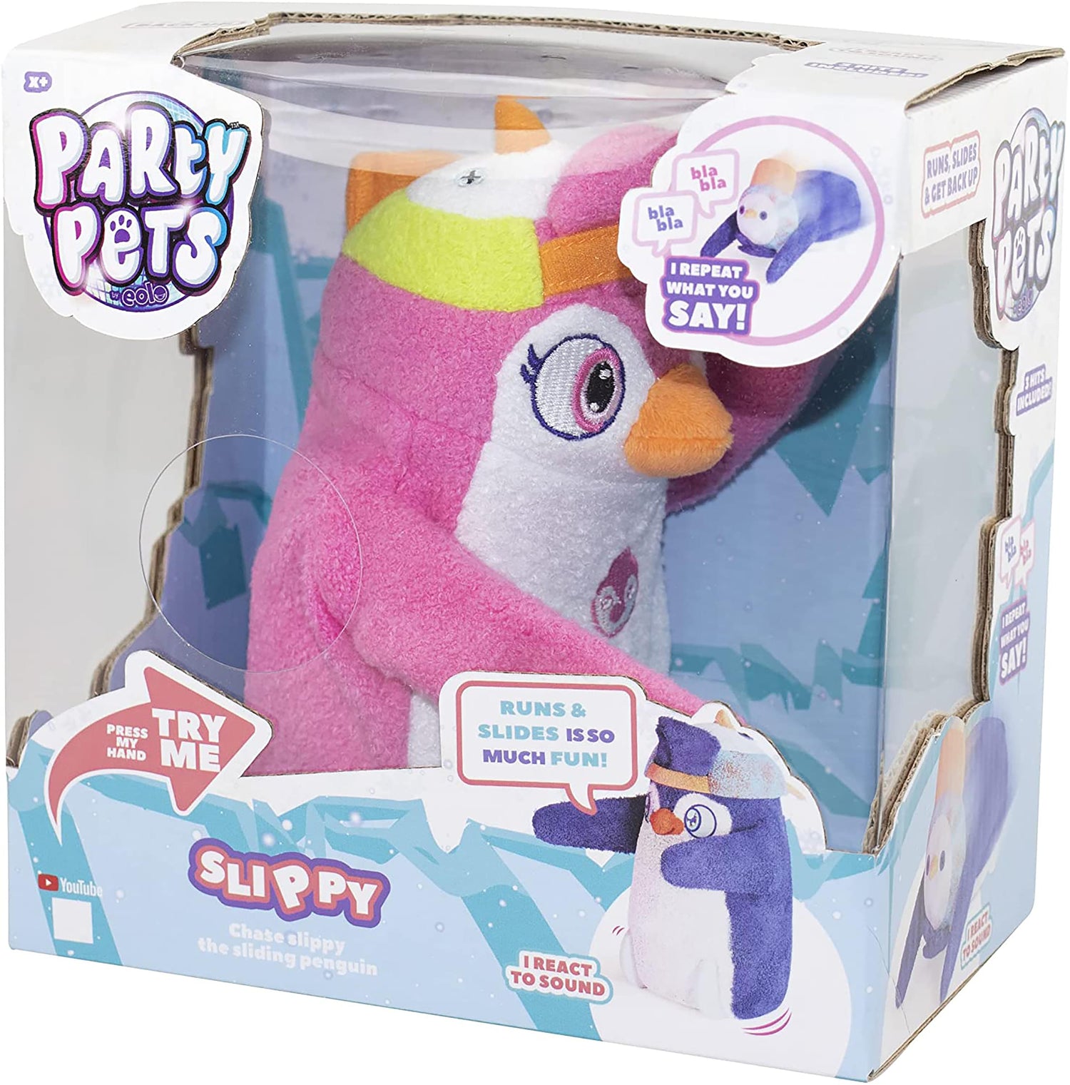 لعبة سليبّي البطريق مع اصوات وضواء مجسمات الحيوانات Party Pets