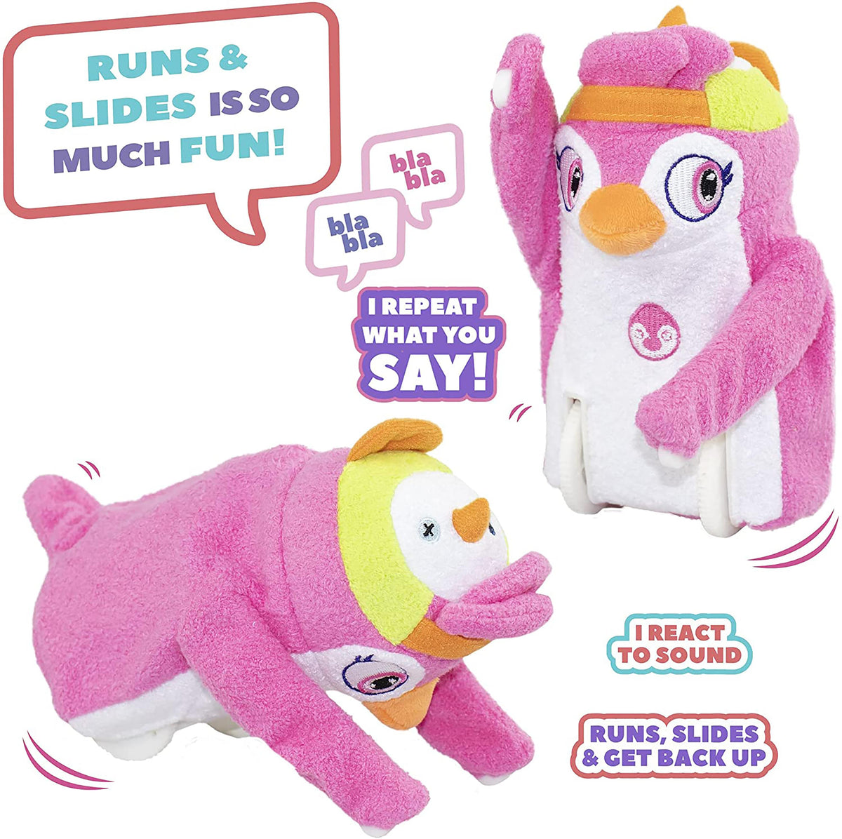 لعبة سليبّي البطريق مع اصوات وضواء مجسمات الحيوانات Party Pets