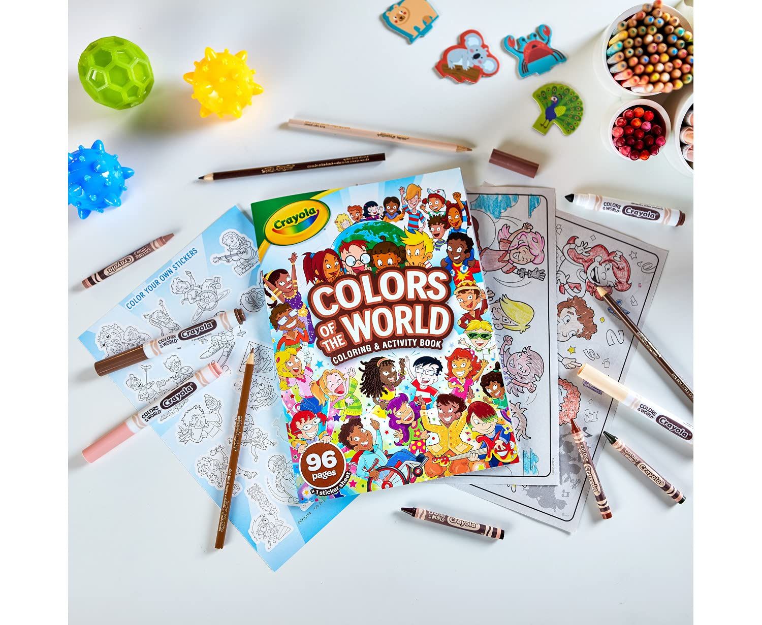 كرايولا كتاب تلوين ألوان العالم رسم و تلوين Crayola