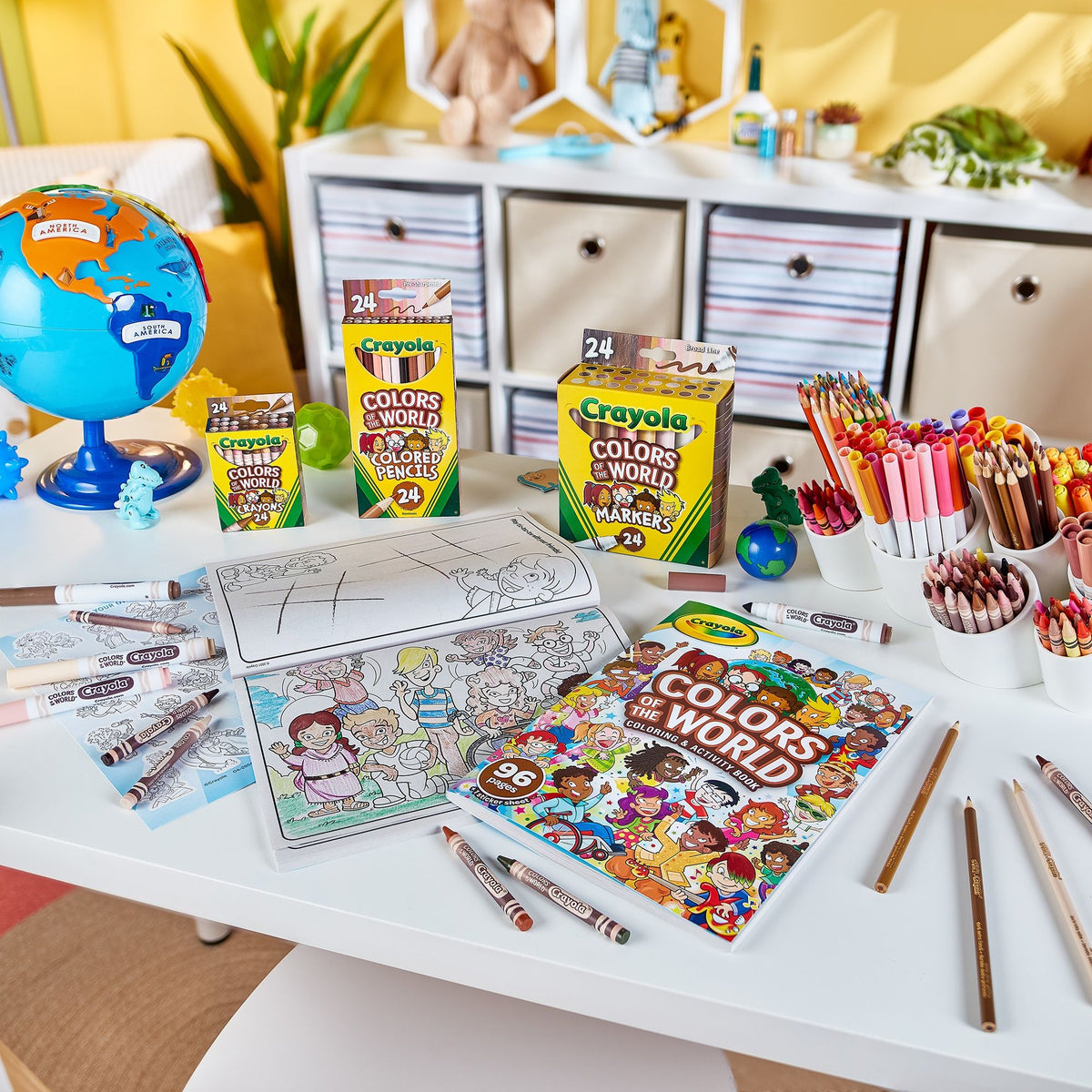 كرايولا كتاب تلوين ألوان العالم رسم و تلوين Crayola