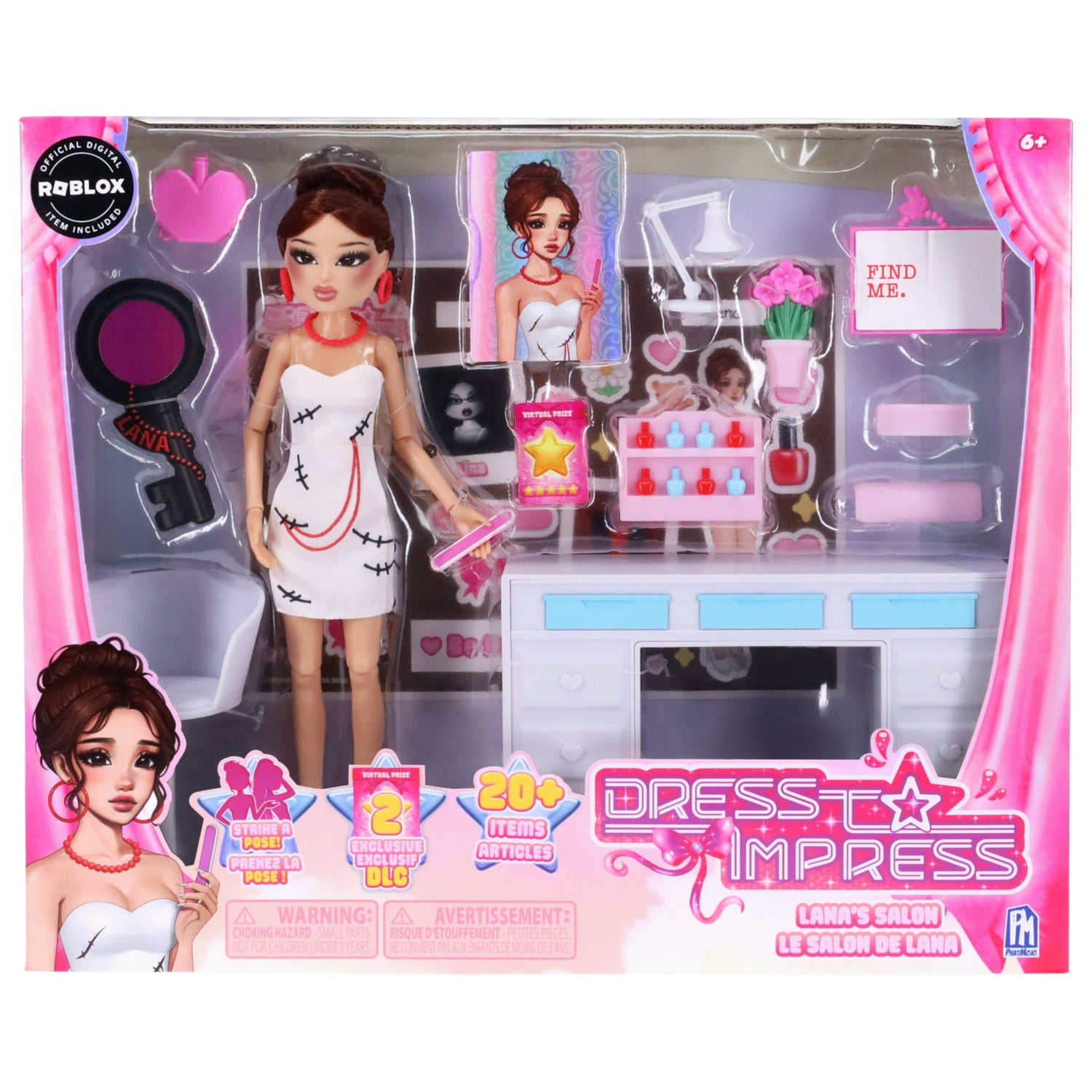 دريس تو امبريس مجموعة صالون لانا دمية مع اكسسوارات Dress to Impress