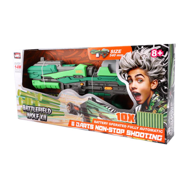 هيب شوت مسدس باتلفيلد وولف مع 10 سهام مسدسات مطاطية Hip Shot