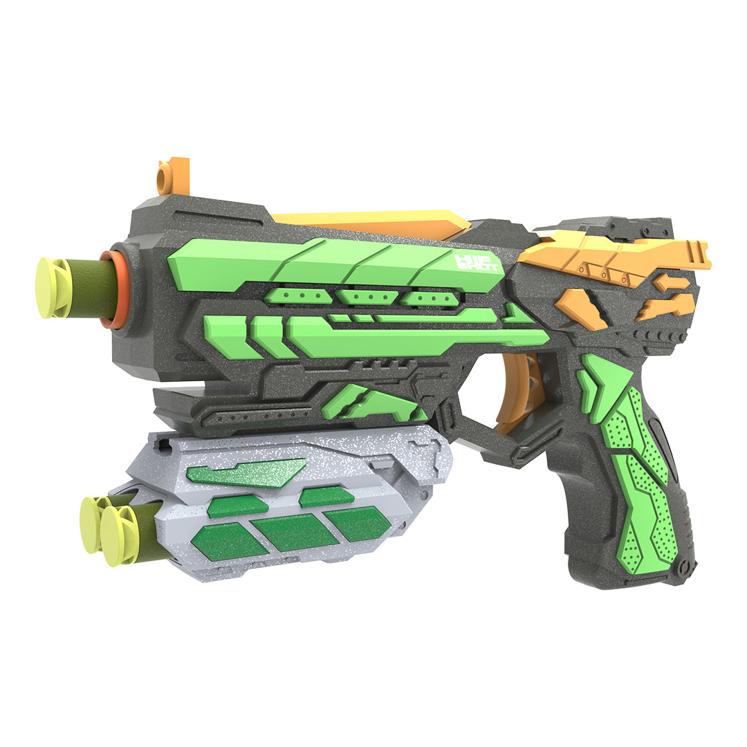 هيب شوت مسدس قابل للطي مع 6 سهام مسدسات مطاطية Hip Shot