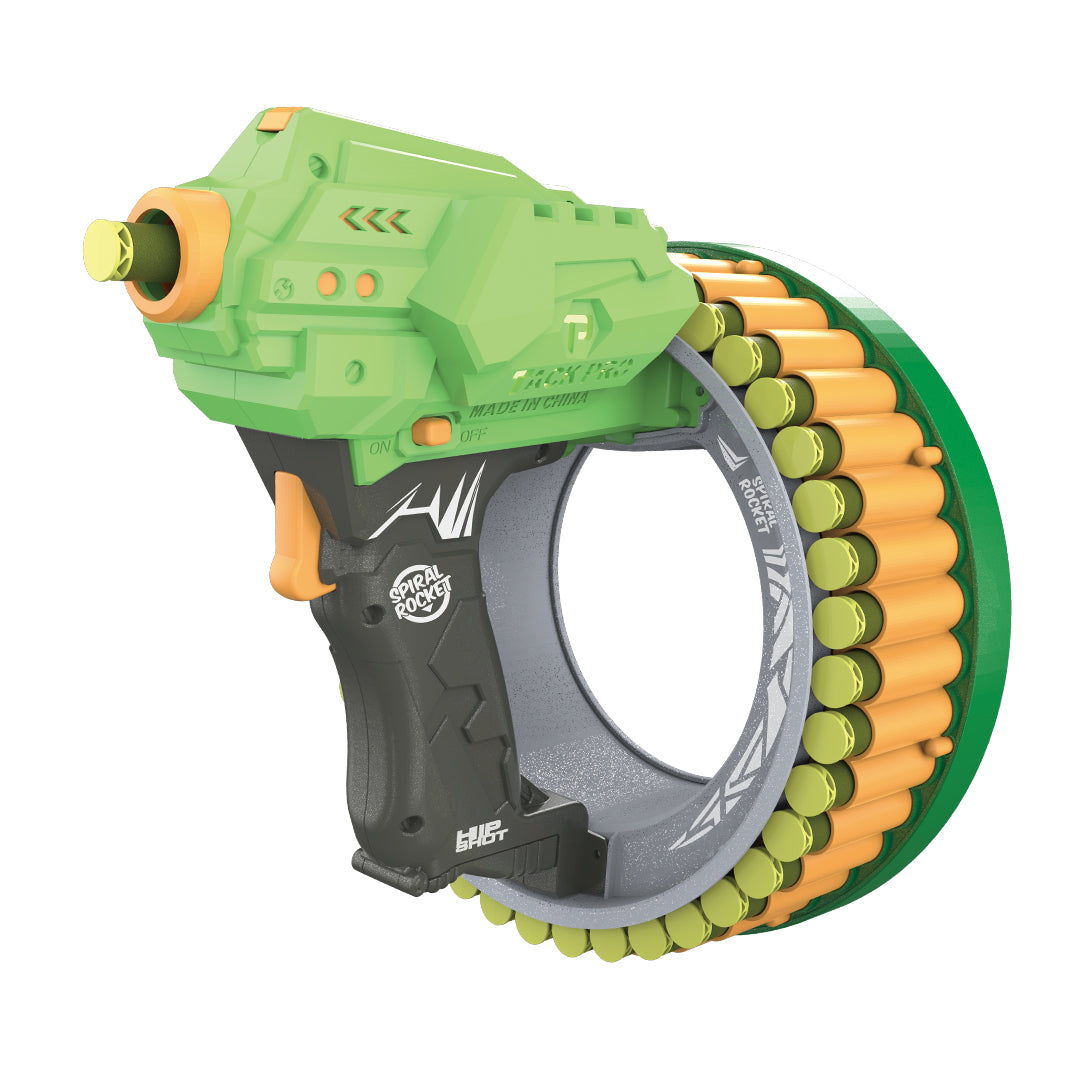 هيب شوت صاروخ حلزوني مع 40 سهمًا مسدسات مطاطية Hip Shot